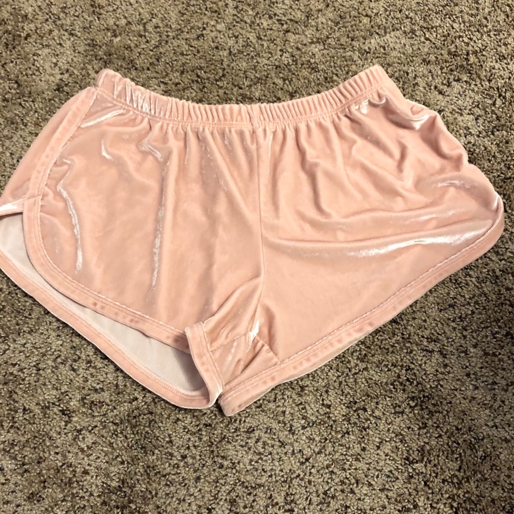 velvet shorts